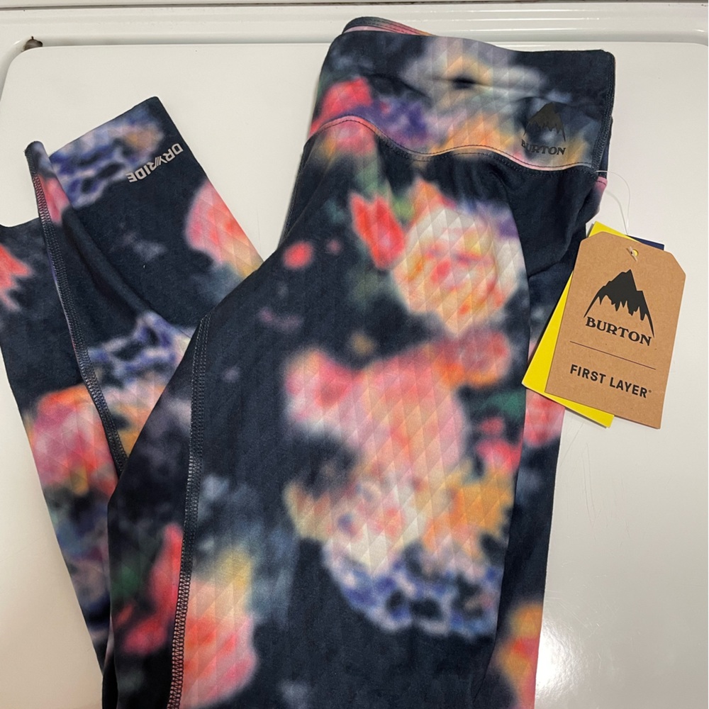 Burton first layer prism floral leggings